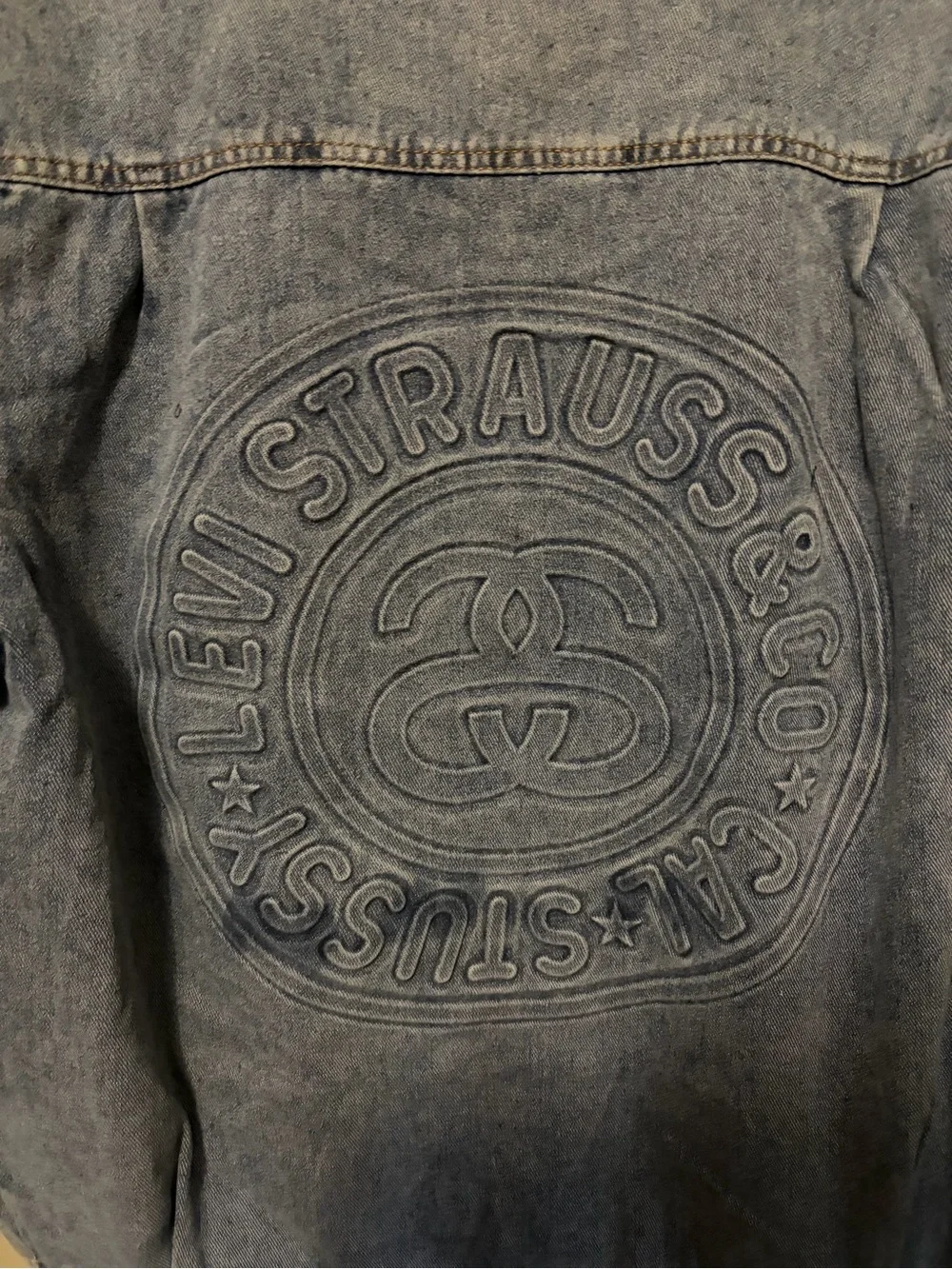 Levi’s X Stüssy Embossed Trucker Jacket